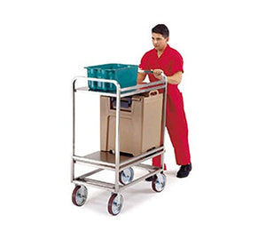 Lakeside Manufacturing 8840 Stainless Steel Frame Utility Cart with Push Handles