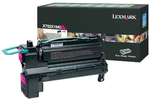 Lexmark, LEXX792X1MG, X792X1CG/KG/MG/YG Toner Cartridges, 1 Each
