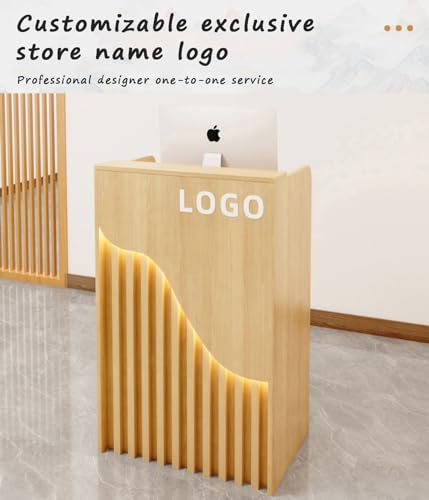 ZXLBTNB Reception Desk L-Shaped Cashier Checkout Counter Simple Modern Restaurant Small Front Desk Shop Cabinet