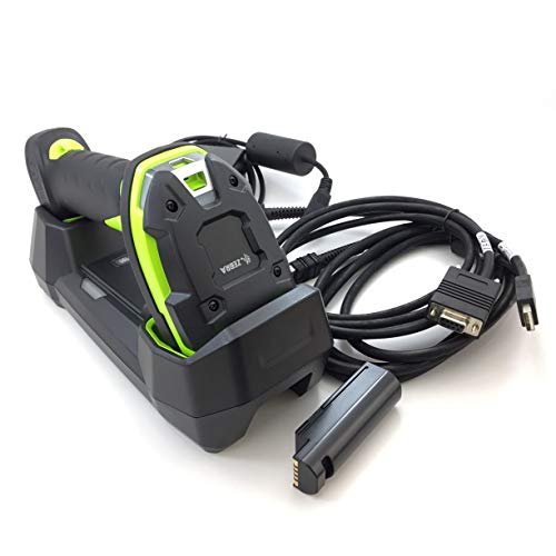 Zebra DS3678-HD (High Density) Ultra-Rugged Cordless 2D/1D Barcode Scanner Kit, Bluetooth, FIPS, Vibration Motor, Includes Cradle, Power Supply, RS232 Cable and Shielded 7ft USB Cable(CBA-U42-S07ZAR)