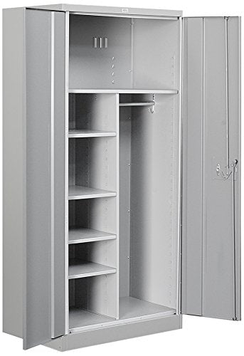 Salsbury Industries Combination Heavy Duty Storage Cabinet, Unassembled, Gray