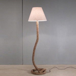 Modern Home Nautical Pier Rope Floor Lamp