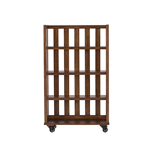 Liberty Furniture 411-HO201 Arlington House Home Office Open Bookcase, 37" x 15" x 60", Cobblestone Brown