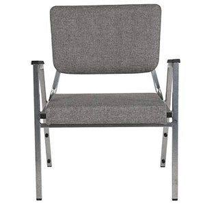Flash Furniture 4-XU-DG-60443-670-2-GY-GG Bariatric Chairs, 4 Pack, Gray Fabric