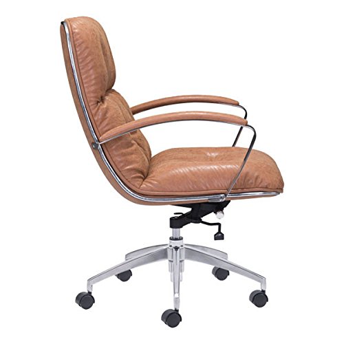 Zuo Avenue Office Chair, Vintage Coffee