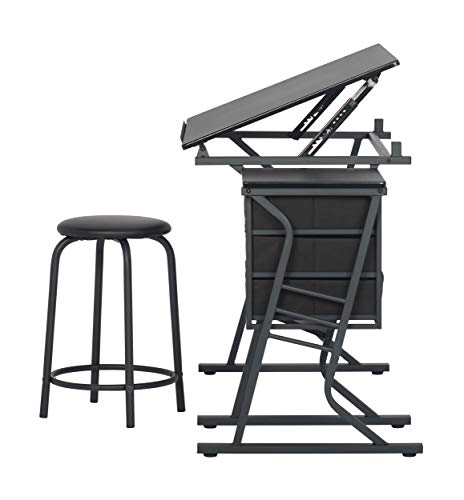 SD STUDIO DESIGNS Eclipse Craft Center in Black / Black 13365