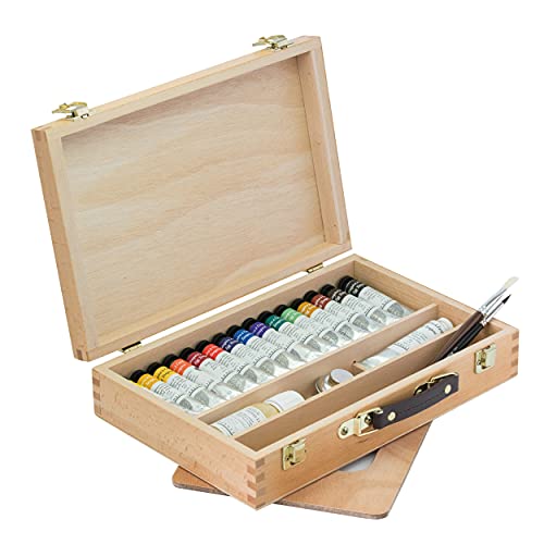 Sennelier Egg Tempera Wooden Box Set, Multi