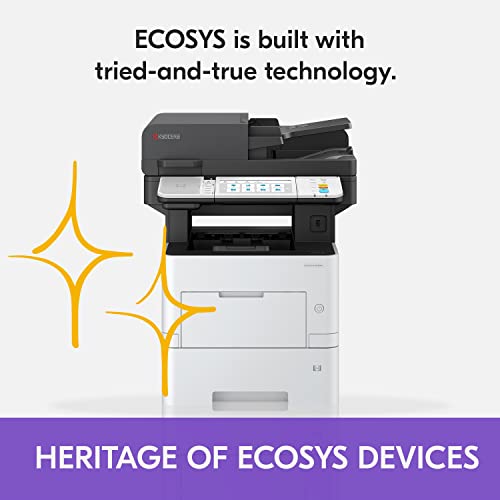 KYOCERA ECOSYS MA5500ifx Monochrome Laser Printer, 57 ppm, 1200 dpi, Gigabit Ethernet, 7" Touchscreen Panel
