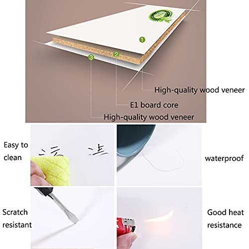 Computer Desk 47.24 inch Modern Sturdy Office Desk PC Laptop Notebook Study Writing Table for Home Office Workstation, White