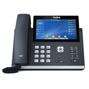 MM MISSION MACHINES Business Phone System Y400: Yealink T48U Phones + Server + 1 Year Phone Service (4 Phone Bundle)