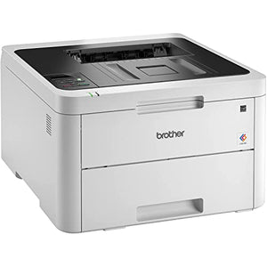 Brother HL-L3230CDWA Compact Digital Color Laser Printer with Wireless and Auto Duplex Printing for Home Office - Print Only - 25 ppm, 2400 x 600 dpi, 8.3 x 13, 250 Sheet, Ethernet, Printer Cable