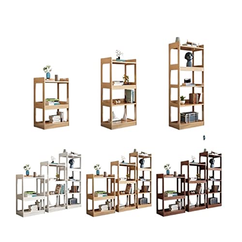 HARAY Multi-Layer Bookshelf Storage Rack (Walnut, 3 Layer)