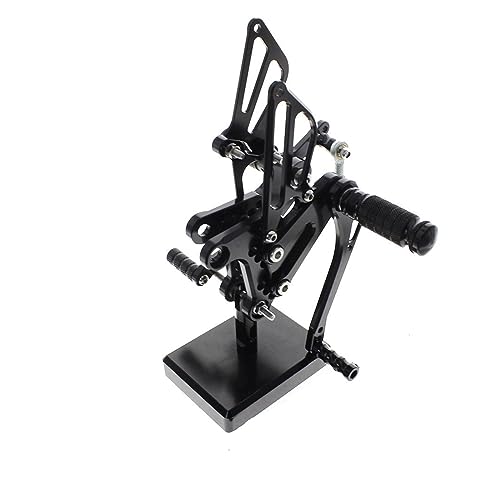 WEHOMY Motorcycle Rearset Footrests for NSF100/NSR50 2004-2010 - Green Aluminum Adjustable Foot Pegs
