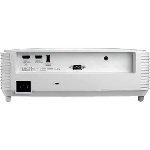 Optoma EH412x 1080p Professional Projector | 4,500 Lumens | 15,000 Hour Lamp Life | 4K HDR Input | Built-In Speaker