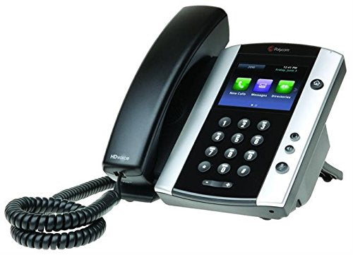 Polycom VVX 501 Corded Business Media Phone System - 12 Line PoE - 2200-48500-025 - AC Adapter (Not Included) - Replaces VVX 500