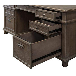 Martin Furniture IMCA720 Carson Desk, 72", Brown