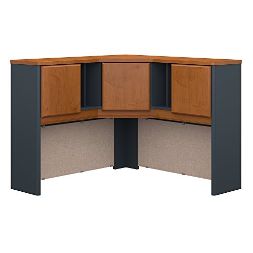 Bush Business Furniture Series A Collection 48W Corner Hutch in Natural Cherry