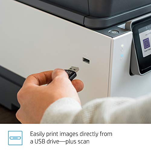 HP OfficeJet Pro 8035 All-in-One Wireless Printer - Includes 8 Months of Ink Delivered to Your Door, Smart Home Office Productivity - Basalt (5LJ23A)