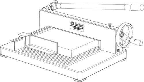 QCM 8200M Heavy Duty Desktop Stack Paper Cutter
