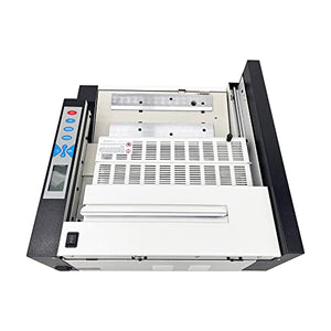 INTBUYING Techtongda A3 Book Binding Machine Glue Binder Automatic 110V Liquid Crystal Display