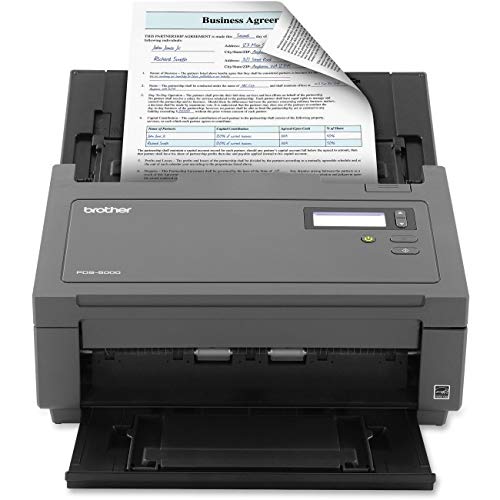 Brother PDS5000 Workhorse Pds-5000 High-Volume Color Desktop Scanner W/duplex, 600 X 600 Dpi