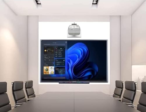 Smart Interactive Whiteboard Bundle with Short Throw Projector - 90 Days Warranty