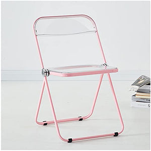 J-DYHGB Folding Back Rest Chair with Metal Frame - Ergonomic Office Stacking Chair