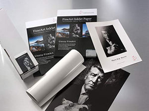 Hahnemuhle Photo Rag Baryta 315, 100% Cotton High Gloss, Natural White Inkjet Paper, 315gsm, 44"x39' Roll, 3" Core