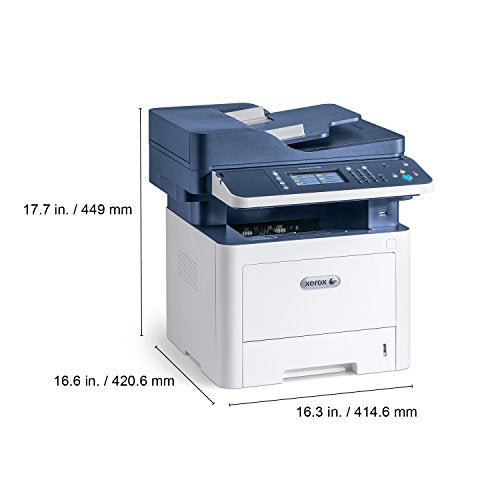 Xerox 3335/DNI WorkCentre Monochrome Multifunction Printer, Blue/White