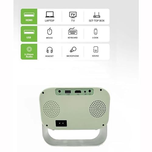 Retro Mini 1080P Projetor 6000 Lumens Portable Beamer Smart TV 5G Home LED LCD Projector