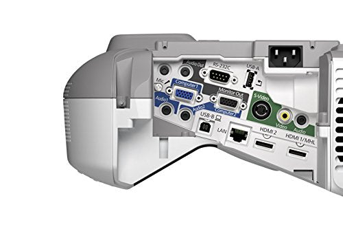 Epson PowerLite 585W WXGA Ultra-Short Throw 3LCD Projector for SMART Whiteboard, 1280x800, 3300 Lumens