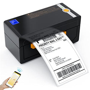 Bluetooth Thermal Shipping Label Printer, Accwork Wireless 4"x6" High-Speed Shipping Label Printer, Compatible with Windows, Smartphone, Works with Ebay, Amazon, Shopify, Etsy, USPS Printer