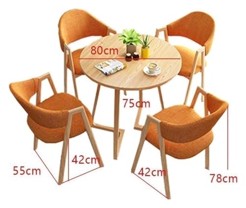 DioOnes Modern Table & Chair Set for Business Hotel Reception - Color B