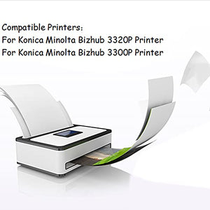 Compatible for Konica Minolta 3300P Use for Konica Minolta Bizhub 3320P 3300P Printer Black Computer Electronic Accessories Stationery and Office Supplies Black2