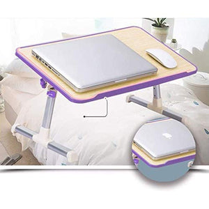 SFFZY Portable Computer Desk, Height Adjustable Laptop Computer Desk, Suitable for Dormitory Room University Bed Outdoor