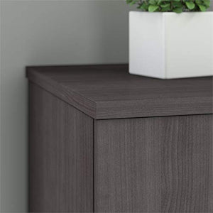 Bush Business Furniture 400 Series 36W 2 Drawer Lateral File Cabinet in Storm Gray