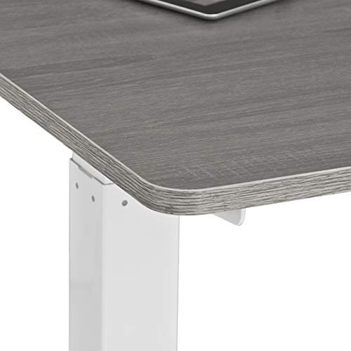 Techni Mobili RTA-3839SU-GRY Automatic Sit to Stand Desk, 59" W x 27.5" D x 48" H, Gray