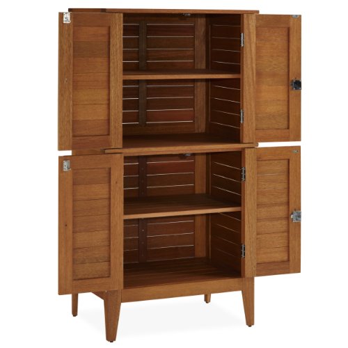Home Styles Montego Bay Outdoor Multi-Purpose Storage Cabinet, Four Door