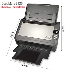 Xerox DocuMate 3125 Duplex Scanner with Document Feeder for PC and Mac