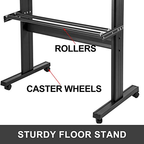 VEVOR Vinyl Cutter 53Inch Vinyl Cutter Machine Manual Vinyl Printer Plotter Cutter with Floor Stand Vinyl Plotter Adjustable Force Speed for Sign Making