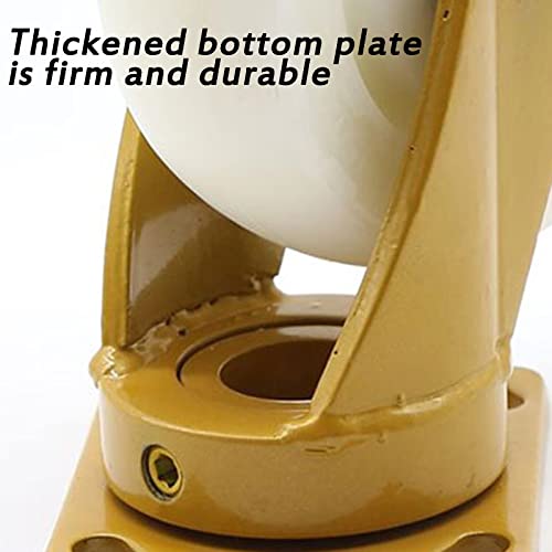 Heavy Iron Core Industrial Load-Bearing Nylon Trolley Caster Set, 6inch