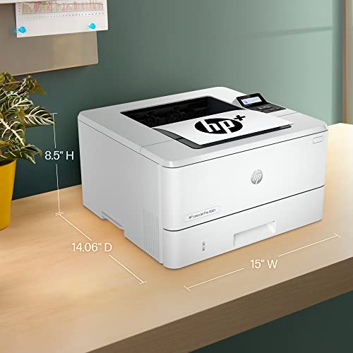 HP LaserJet Pro 4001dwe Monochrome Wireless Printer with HP+ Smart Office Features