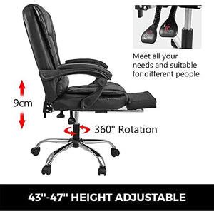 QZWLFY Executive Office Chair with Headrest and Lumbar Support