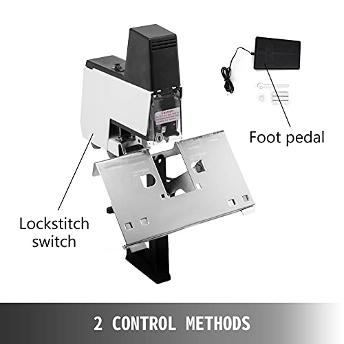 VEVOR Electric Stapler Rapid 106 Automatic Saddle Binding Machine 2-50 Sheet 110V, Black