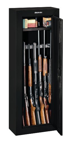 Stack-On GCB-908 Steel 8-Gun Security Cabinet, Black