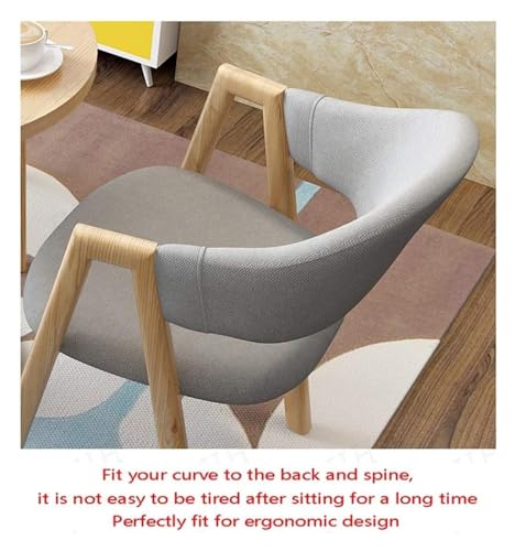 DioOnes Table Set with Chairs - 60cm Small Round Dining Table and Leisure Sofa Cloth Seats