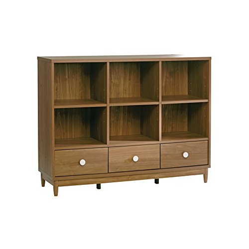 Sauder 416925 Console Bookcase, Fine Walnut Finish