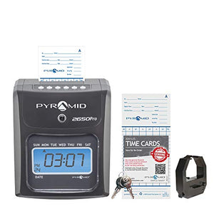 Pyramid 2650 Auto Aligning, 6 Column Time Clock