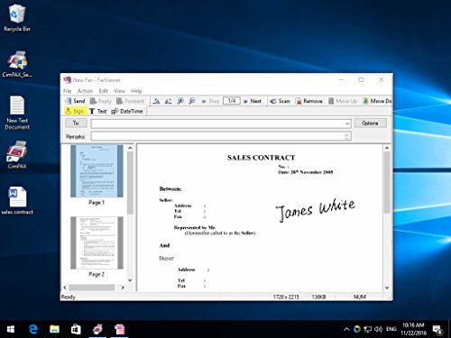 CIMSUN CimFAX C5 Fax Server for PC/Mobile Fax2Email - 20 Users Landline Fax Solution