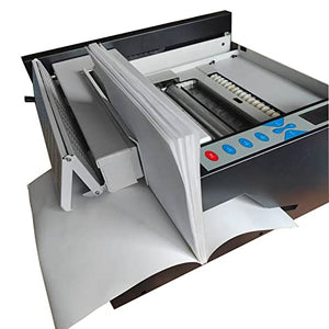 INTBUYING Techtongda A3 Book Binding Machine Glue Binder Automatic 110V Liquid Crystal Display